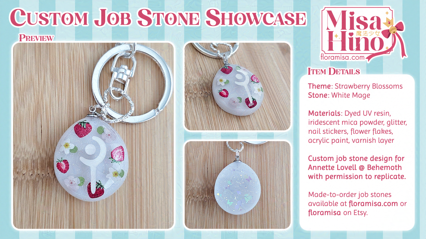Strawberry Blossoms Job Stone