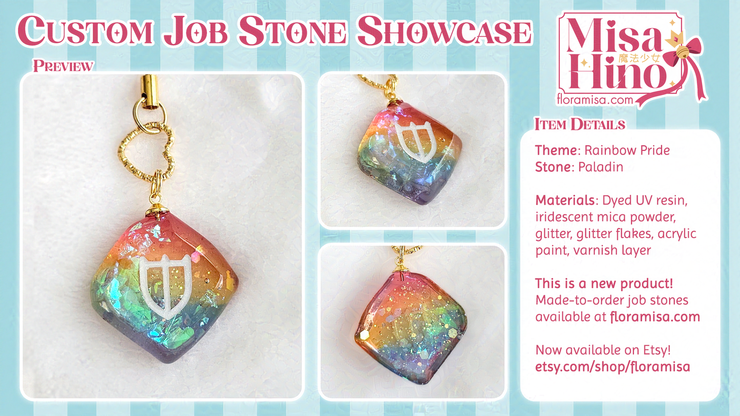 Rainbow Pride Job Stone