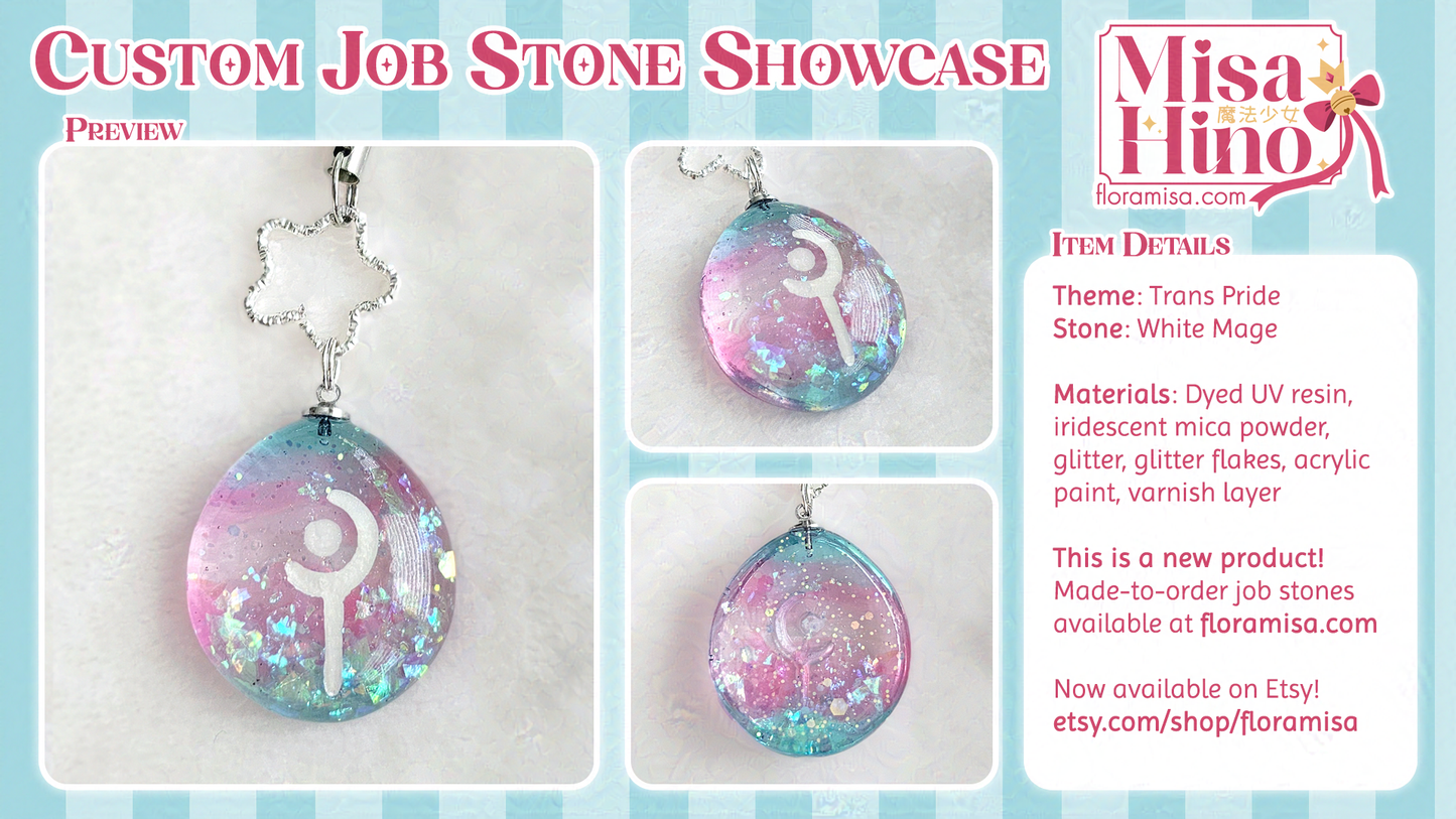 Trans Pride Job Stone