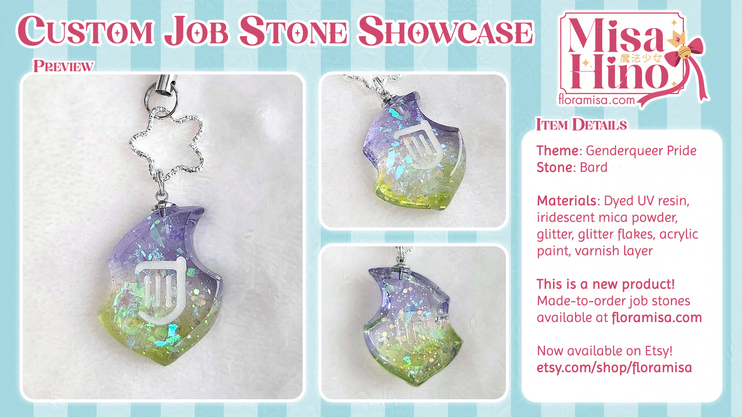 Genderqueer Pride Job Stone