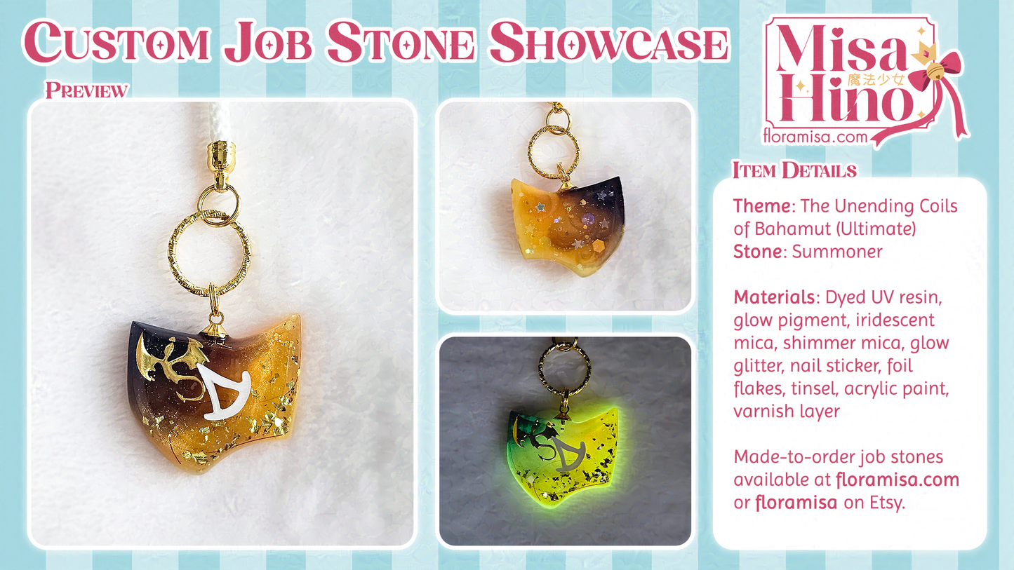 The Unending Coils of Bahamut Ultimate (UCOB) Inspired Job Stone