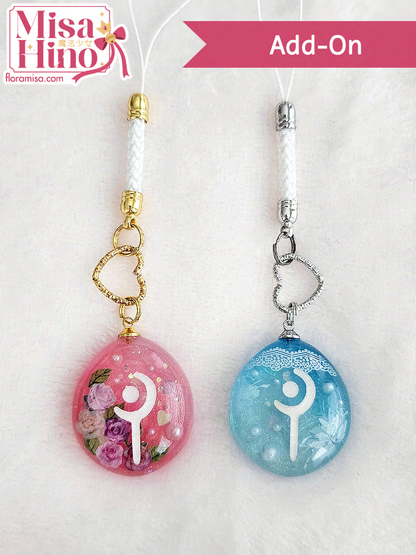 [ADD-ON] Braided White Cellphone Strap