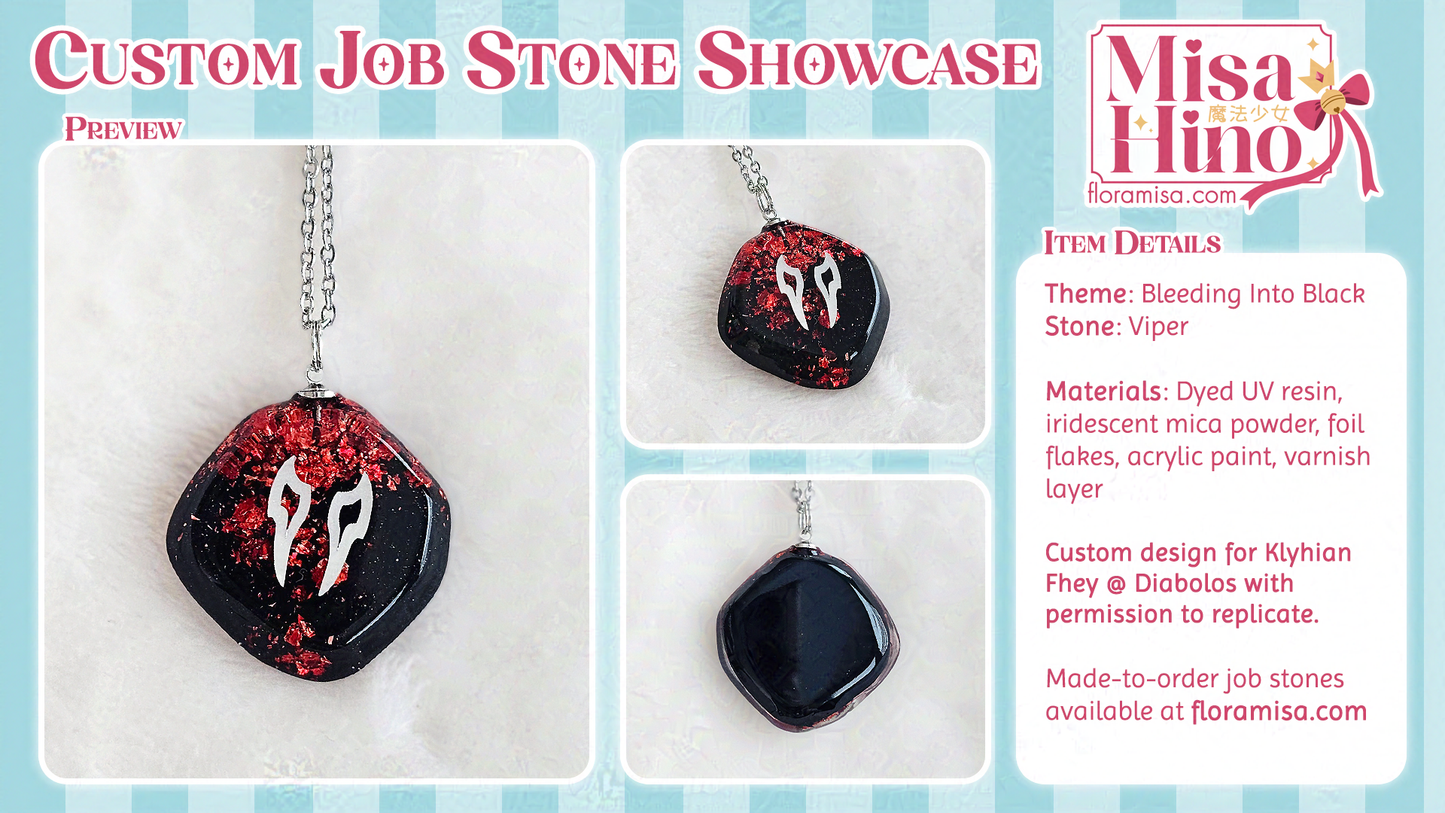 Bleeding Into Black Job Stone