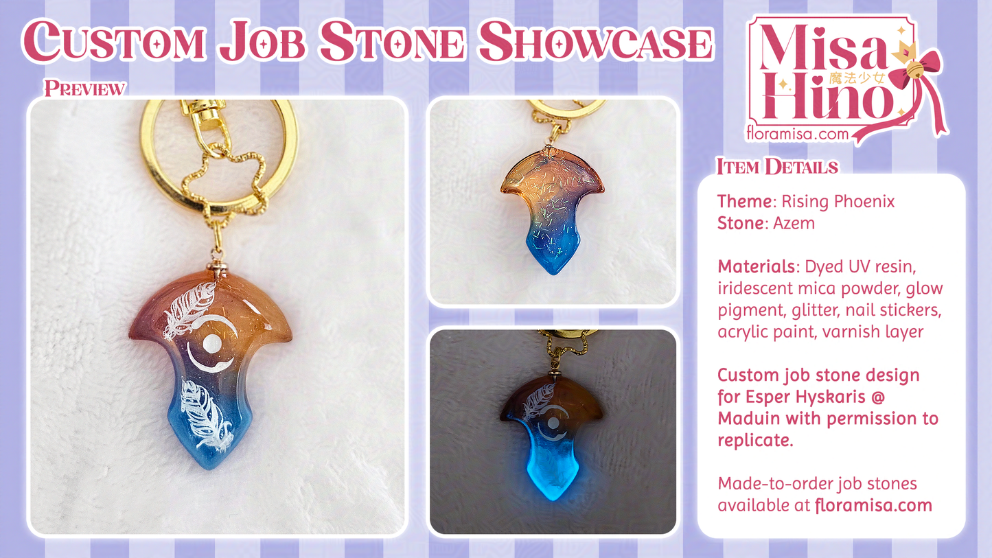 Rising Phoenix Inspired Job Stone