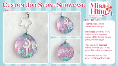 Trans Pride Job Stone