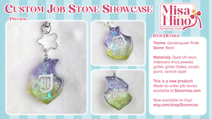 Genderqueer Pride Job Stone