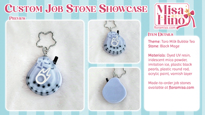 Taro Milk Bubble Tea Job Stone