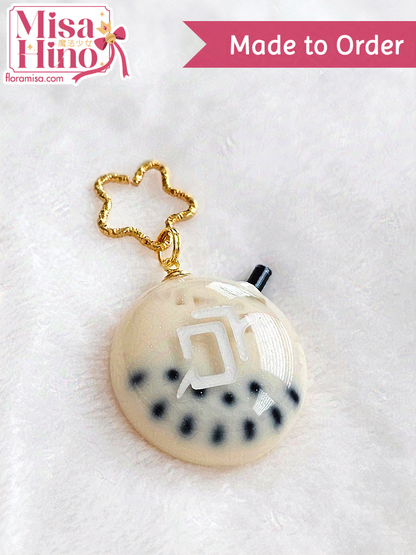 Mango Milk Bubble Tea Job Stone